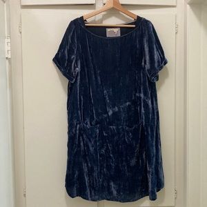 Anthropologie Floreat Velvet Dress